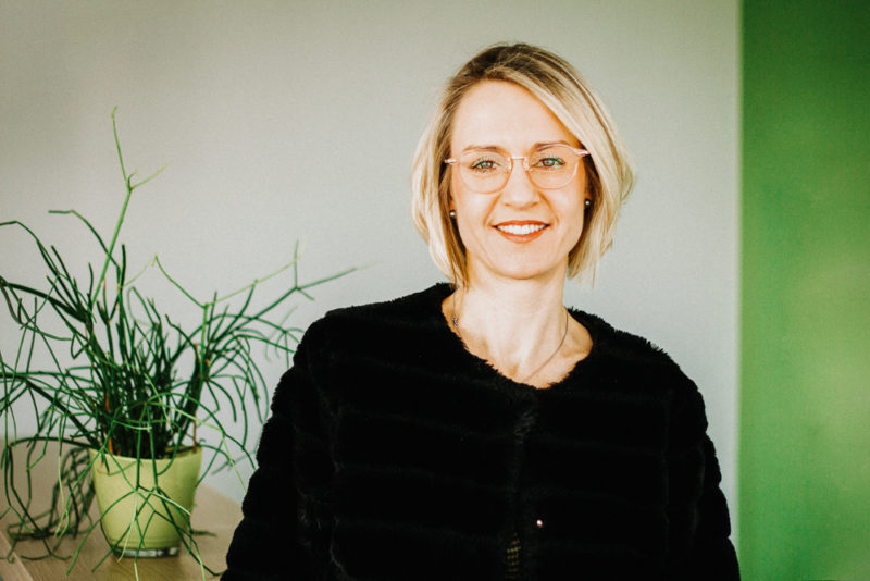 Businessporträt einer Frau.